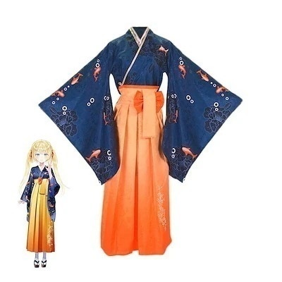 ハロウィン コスチューム 浴衣 コスプレ衣装 着物 ワトソンアメリア VTuber YouTuber バーチャル スーツ ハロウィン 2024年新作入荷コスプレ 5,820円