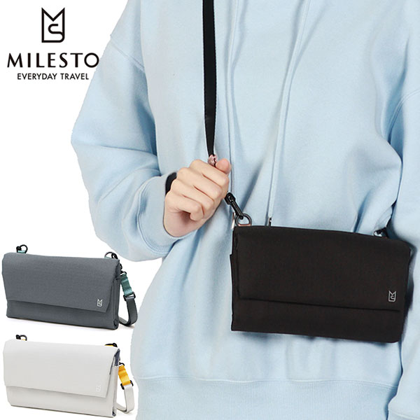 ショルダーバッグ メンズ レディース 斜め掛けバッグ バッグ サコッシュ 小さめ 斜めかけ ブランド 軽量 撥水加工 Hutte マルチショルダーバッグ MLS939