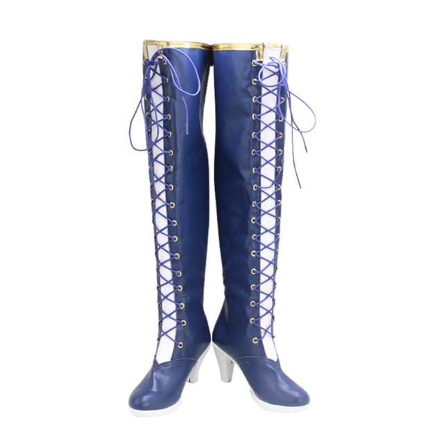 【全店任意2枚購入で100円OFF】ラブライブ靴 lovelive 虹ヶ咲学園スクールアイドル同好会 朝香果林 コスプレブーツ 靴 ハロウイン パーティー 仮装 5,691円