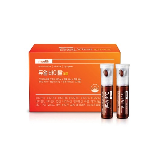 デュアル バイタル イミューン 30ct カプセル ビタミン12種 ミネラル8種 抗酸化栄養素1種 韓国 コストコ