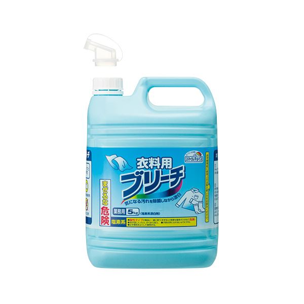 （まとめ）ミツエイ 衣料用ブリーチ 業務用5kg/本 1セット（3本）(×2セット)