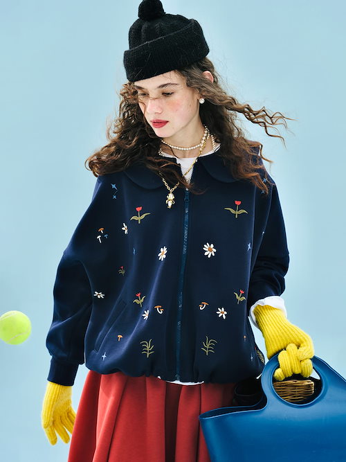 Qoo10 imakokoni 2色 ボタン フリル・ラッフル ゆったり