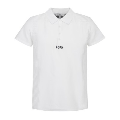 正規品 PEARLY GATES GOLF メンズ ストライプ メッシュ 半袖 Tシャツ