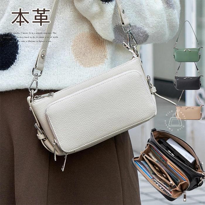 本革 ミニショルダーバッグ レディース 小さめ 肩掛けバッグ 斜め掛け 軽量 ミニショルダーバッグ 斜めがけ 本革 トートバッグ 肩掛け 仕切り収納 ショルダーバ