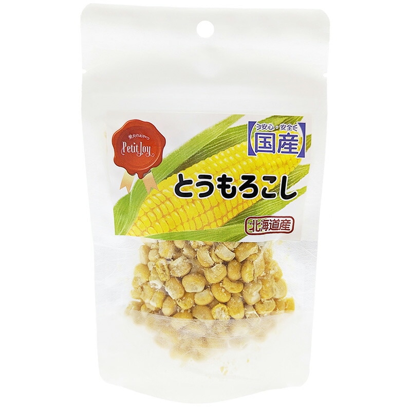 （まとめ買い）エースプロダクツ PetitJoy フリーズドライとうもろこし 20g 犬用おやつ [x7]