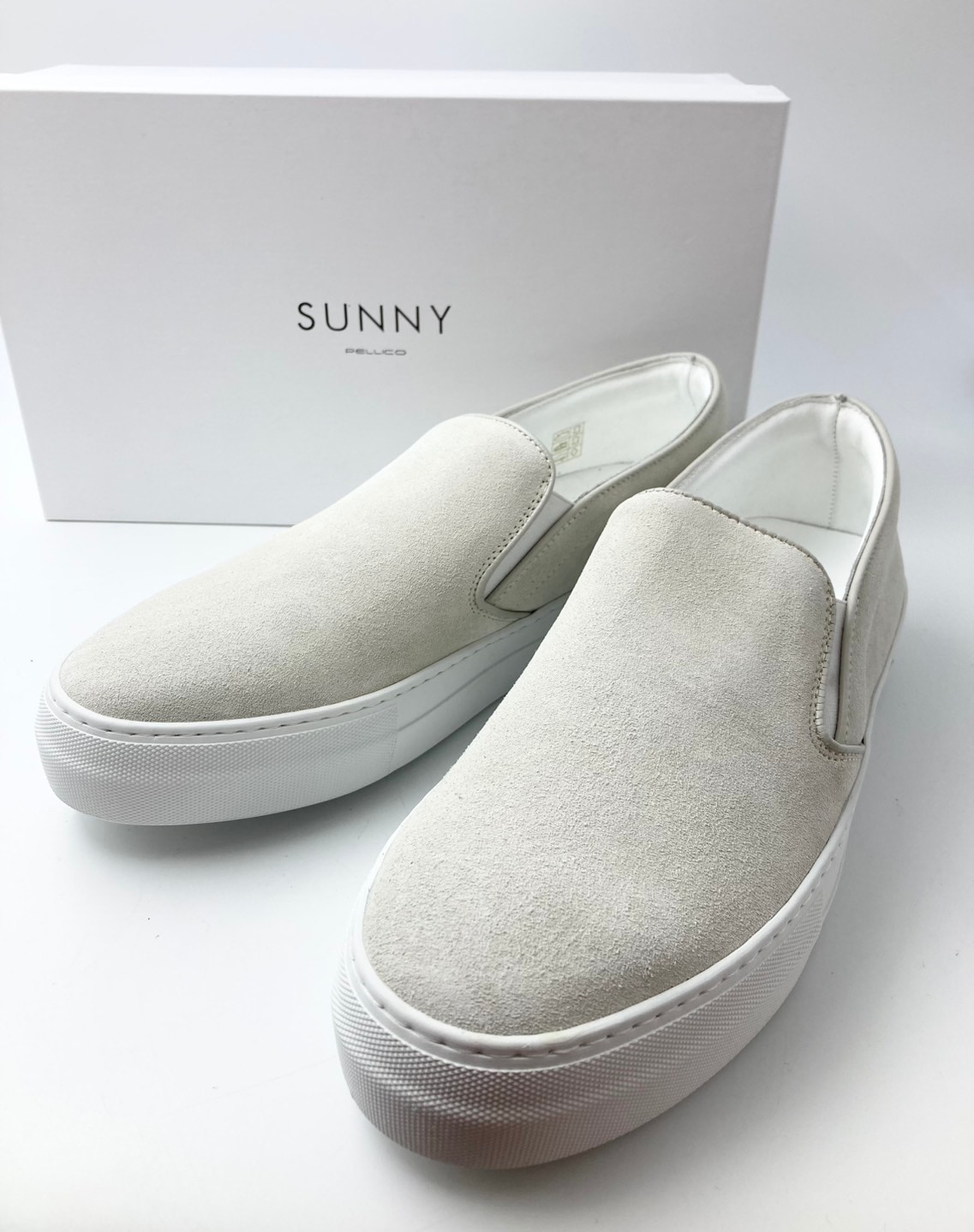 PELLICO　SUNNY　ペリーコサニー　GIOIA　M001　スエード　スリッポン　44　LATTE