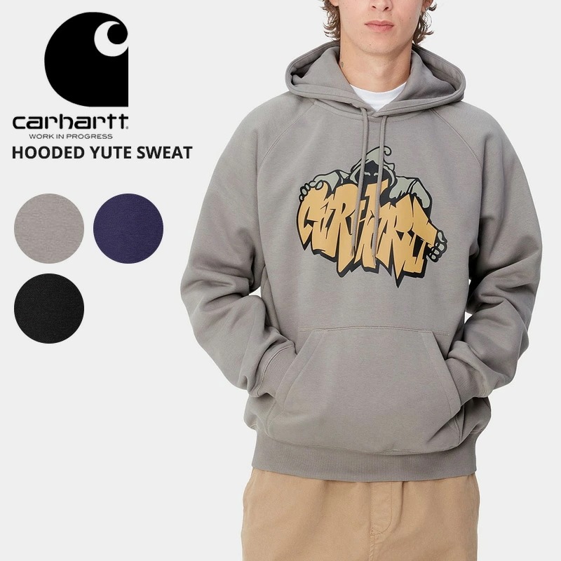 カーハート ダブリューアイピー パーカー Carhartt WIP フーデッドユートスウェットシャツ HOODED YUTE SWEAT i033937 メンズ トップス プルオーバーパーカー 秋冬