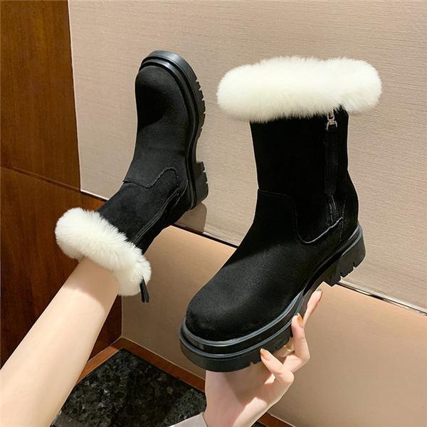 ブーツ 防寒 スノーブーツ あったかブーツ レディース 保温 防寒対策 スキー 軽量 歩きやすい 裏起毛 滑らない　厚底　無地 撥水