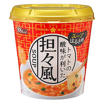 他サイト： ひかり味噌 カップスープはるさめ トマト担々風 1食 ×6本の商品画像