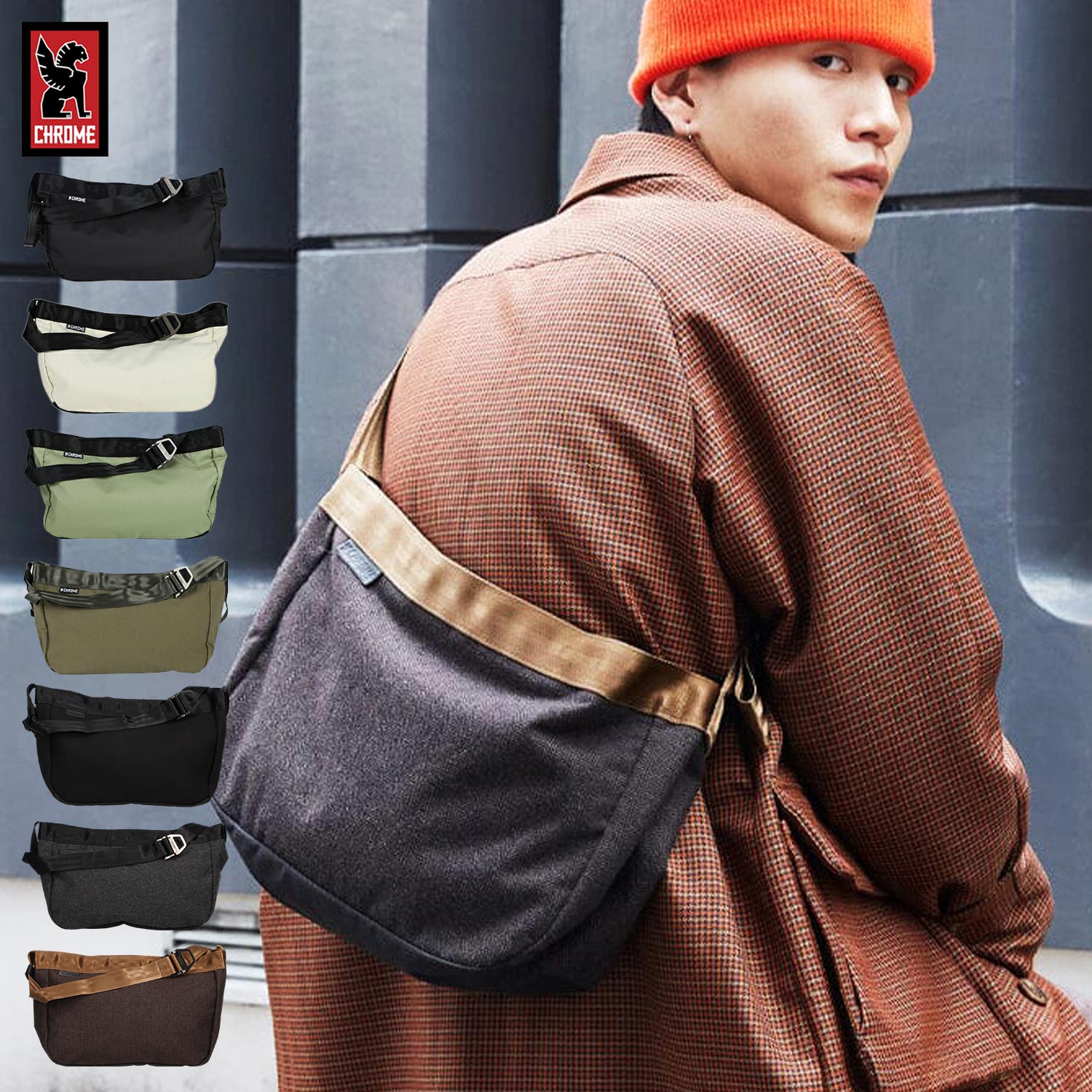 バッグ ショルダーバッグ メッセンジャーバッグ メンズ レディース 9L 耐水 JP198