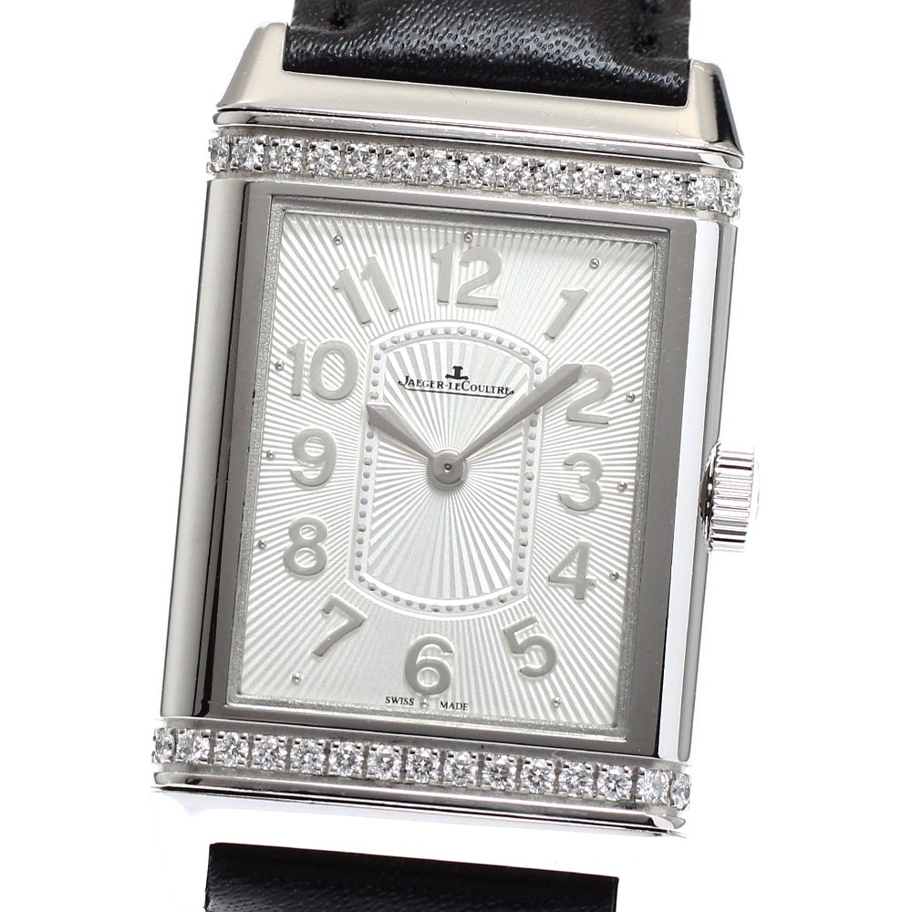ジャガー・ルクルト JAEGER-LECOULTRE 268.8.86/Q3208423 グランド レベルソ ウルトラスリム ダイヤベゼル 手巻き レディース _826749【中古】