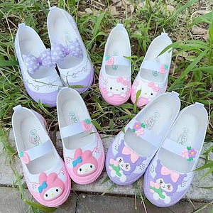 新作 韓国子供靴 かわいい サンリオハローキティ/マイメロキッズ カジュアル シナモロール/クロミ上履き 上靴 女の子 シューズ 運動靴すぐ乾く 速乾 幼稚園 保育園 新製品-4-43