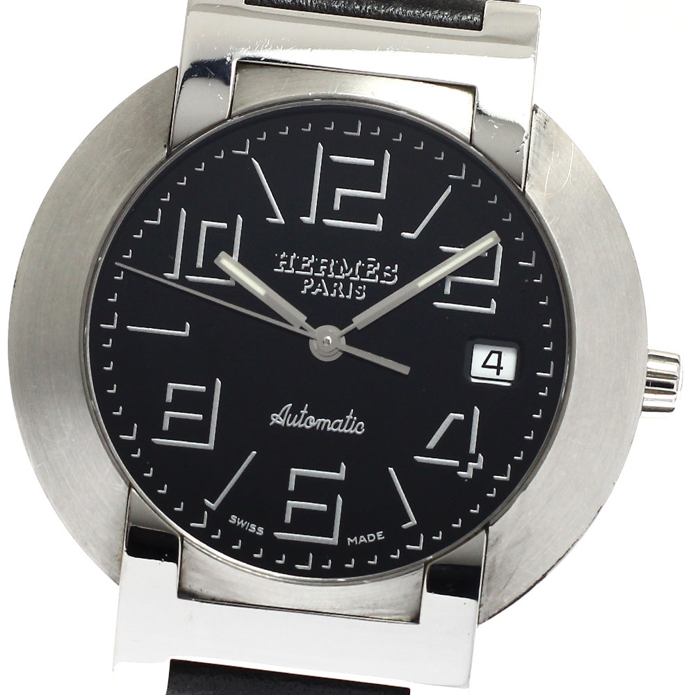 ベルト訳あり エルメス HERMES No3.810 ノマード デイト 自動巻き メンズ _918778【中古】