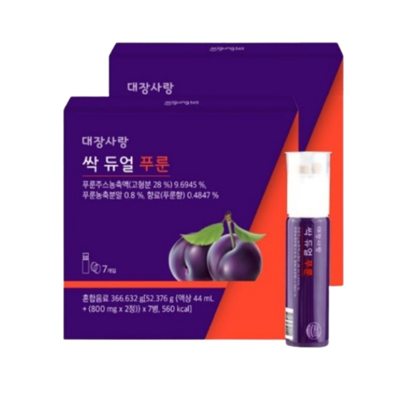 [1+1/3BOX]大腸愛 デュアルプルーン ディープウォーター ジュース7本 1箱 /韓国ダイエット サプリメント 便秘解消