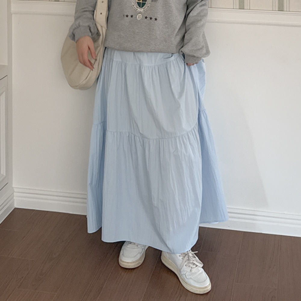 【イーブレット・バイ・ジェイスタイル】イーブレットデンズミナイロンカンカンロングスカート Jスタイル