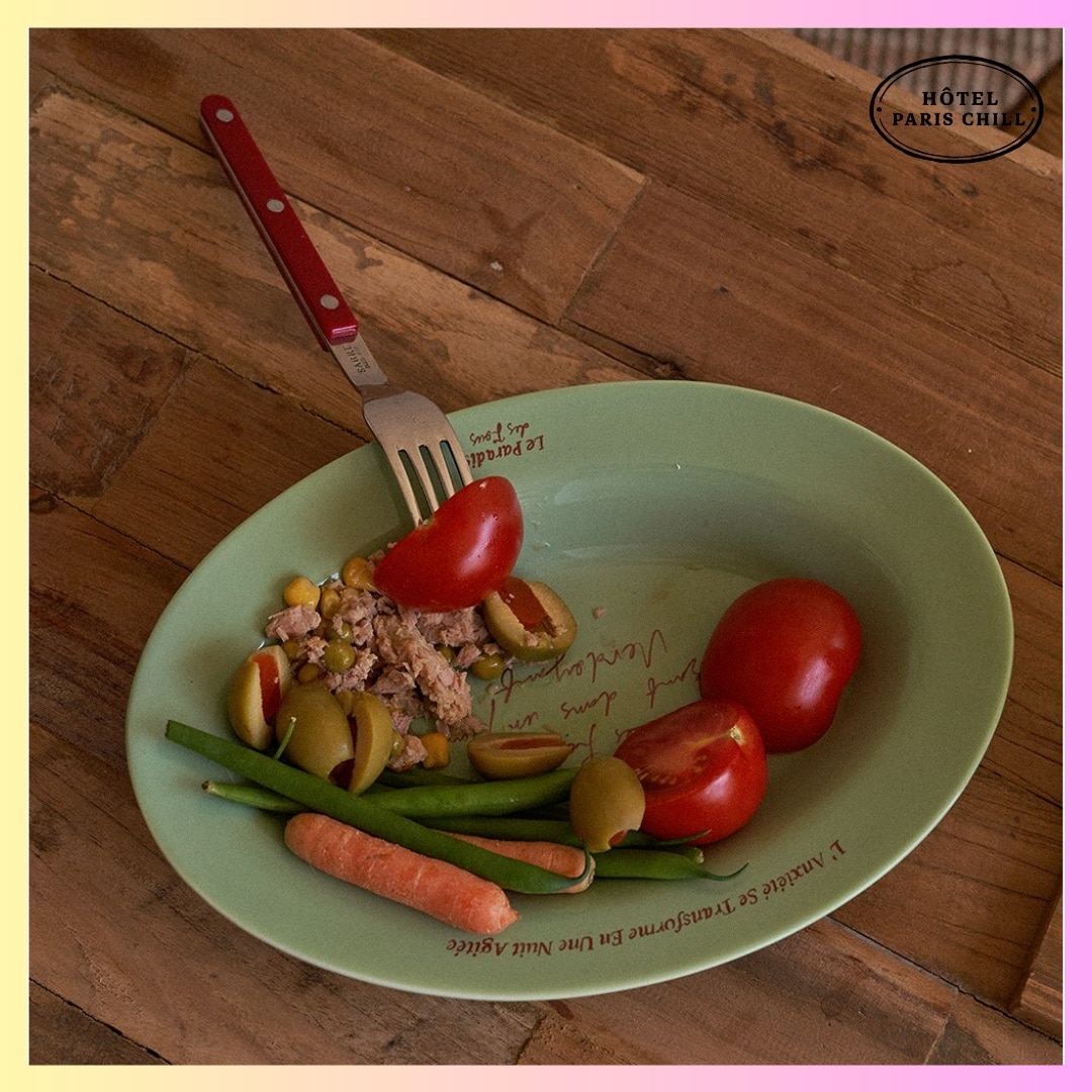 [HOTEL 827] Le Paradis Oval Plate - 2 Colors + FREE OMAKE ボウル プレート パスタボウル カレープレート 浅ボウル ワイドボウル フラット