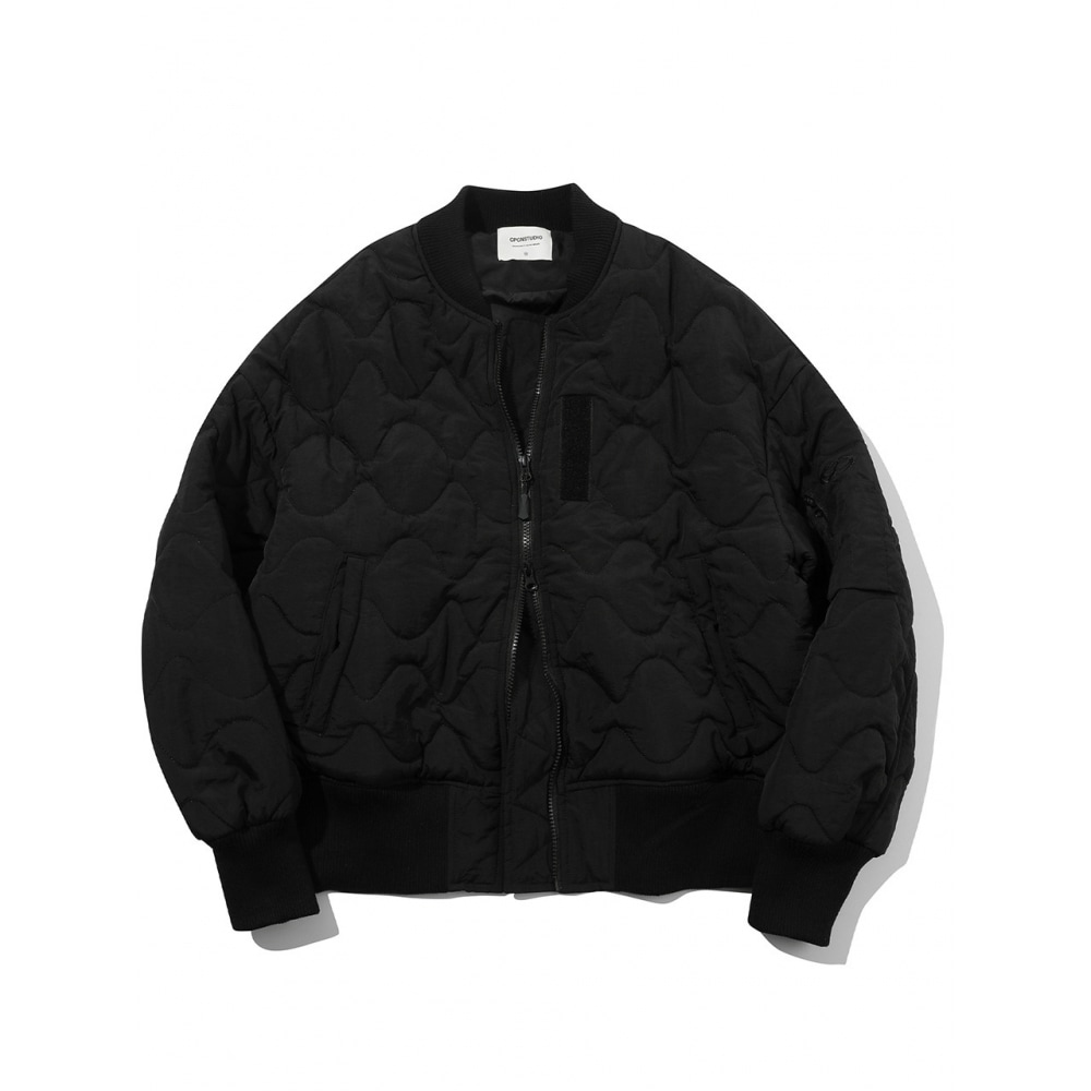 CPGN キルティング MA 1 ジャケット ブラック