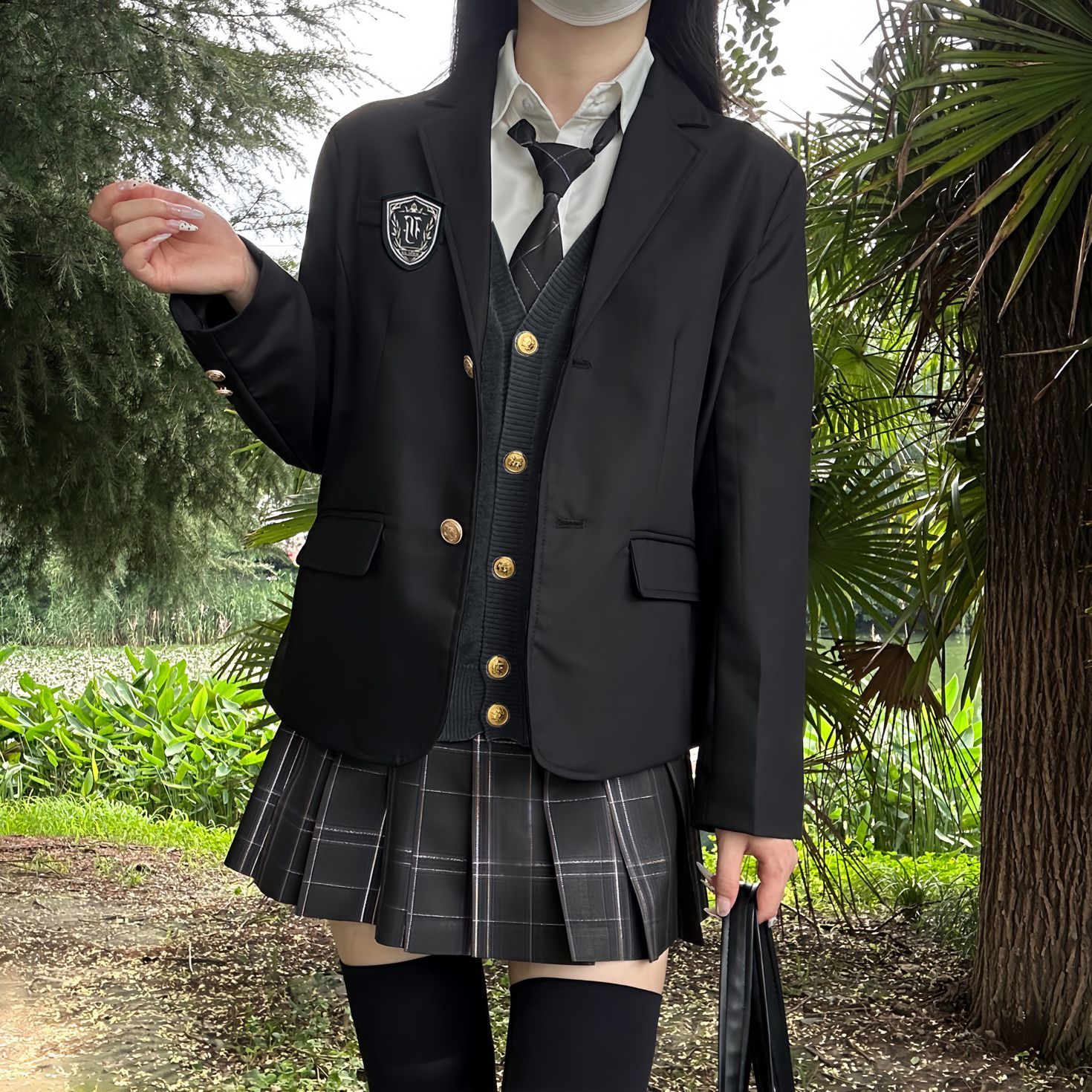 【急速出荷!】【大好评】セットJK制服 韓国制服スーツ 制服 セット学生服 上下セット JK制服秋冬スーツ上着通学スーツスーツ大きいサイズフルセット 5,298円