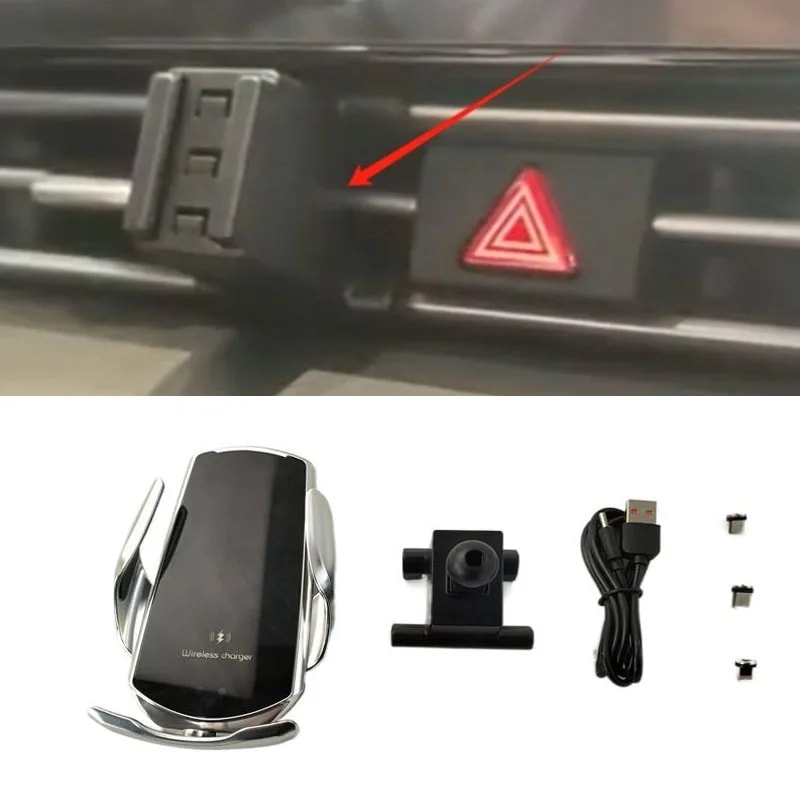 ワイヤレスカーマウント電話ホルダー,15W,急速充電,2020-2023用自動タイト充電器,hypetantra mk7 - 34