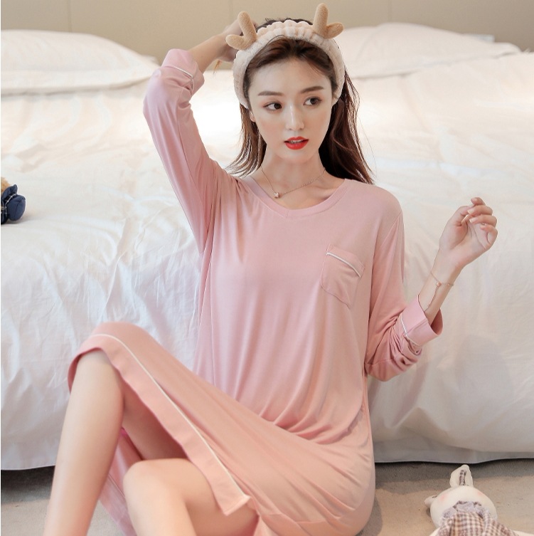 スカート ワンピース ルームウェア パジャマ プルオーバー オールインワン 部屋着 寝巻き ナイトウェア ミニスカート コクーンスカート ミニ ミニ丈 ショート ショート丈 袖あり 長袖 Vネック