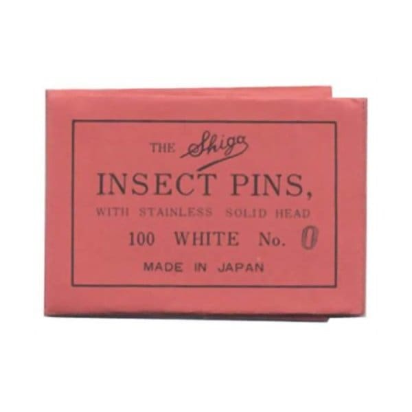 志賀昆虫 シガ昆虫針 0号 100本入【5個セット】志賀昆蟲普及社 シガコン 自由研究 標本 昆虫採集 採取