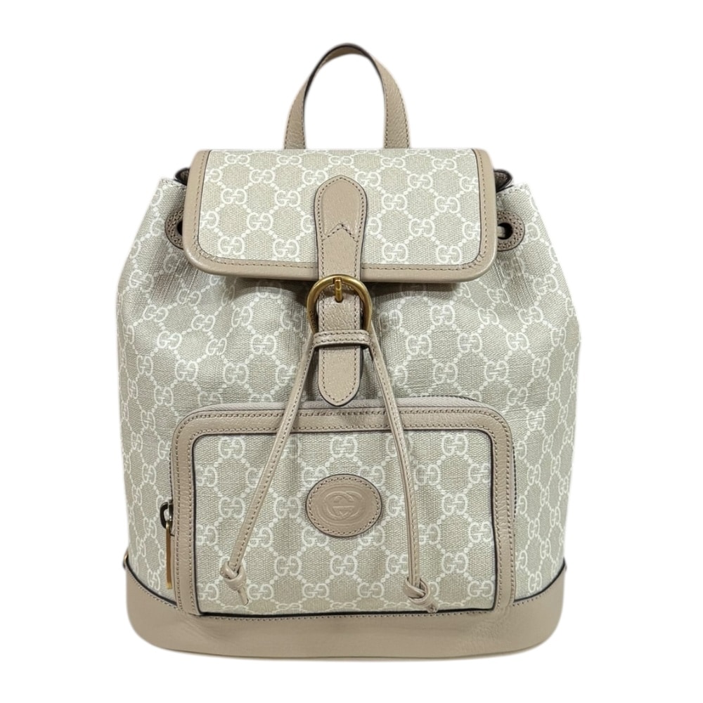 グッチ インターロッキングG リュック・デイパック GGスプリームキャンバス 674147 GUCCI 中古 美品