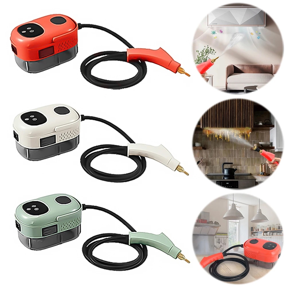 7181.0 60% OFFポータブルスチームクリーナー,スチームクリーナー,高圧洗浄機,エアコン,キッチンフード,3バー,110v,220v,2500 v - AliExpress