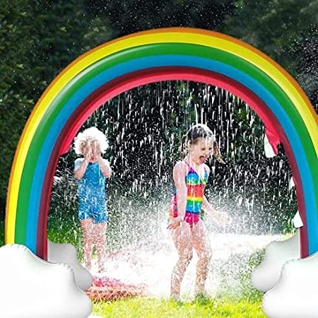 驚きの値段 噴水レインボ ー噴水おもちゃ児童アウトドアスポーツおもちゃ… プール