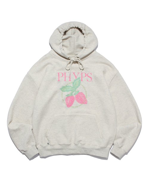STRAWBERRY HOODIE OATMEAL