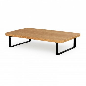 ナカバヤシ　シンプルデスクトップラック　幅40cm/　オーク+ブラック　FDR-4025KMBK