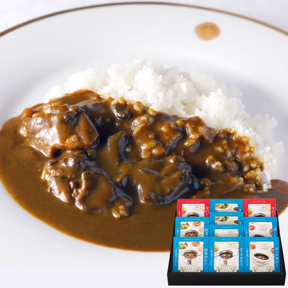 東京・銀座 資生堂パーラー 【手提げ袋付き】 カレー 詰め合わせ CRN60 レトルト カレー 高級 常温 レンジ プレゼント お祝い お返し 御礼 退職 卒業 辛口 欧風 敬老の日 敬老祝い 人気