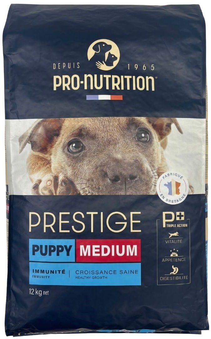 プレスティージ犬用 パピー中粒 12kg【ドッグフード】【正規品】おやつのプレゼント付き