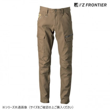 アイズフロンティア 3Dストレッチカーゴパンツ 56 ロックブラウン 82cm 7282C