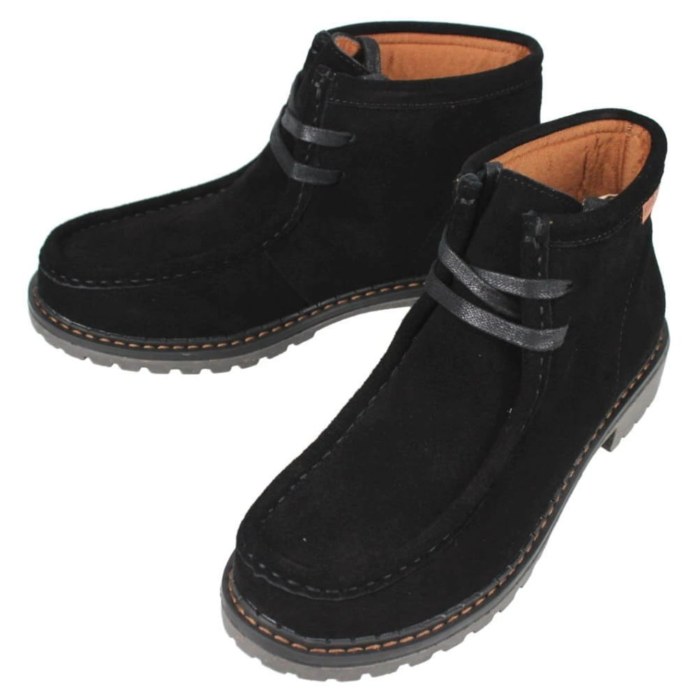 ウィメンズ ワラビー ショート ブーツ WALLABEE SHORT BOOT ブラックスウェード 18M18【GHFO】