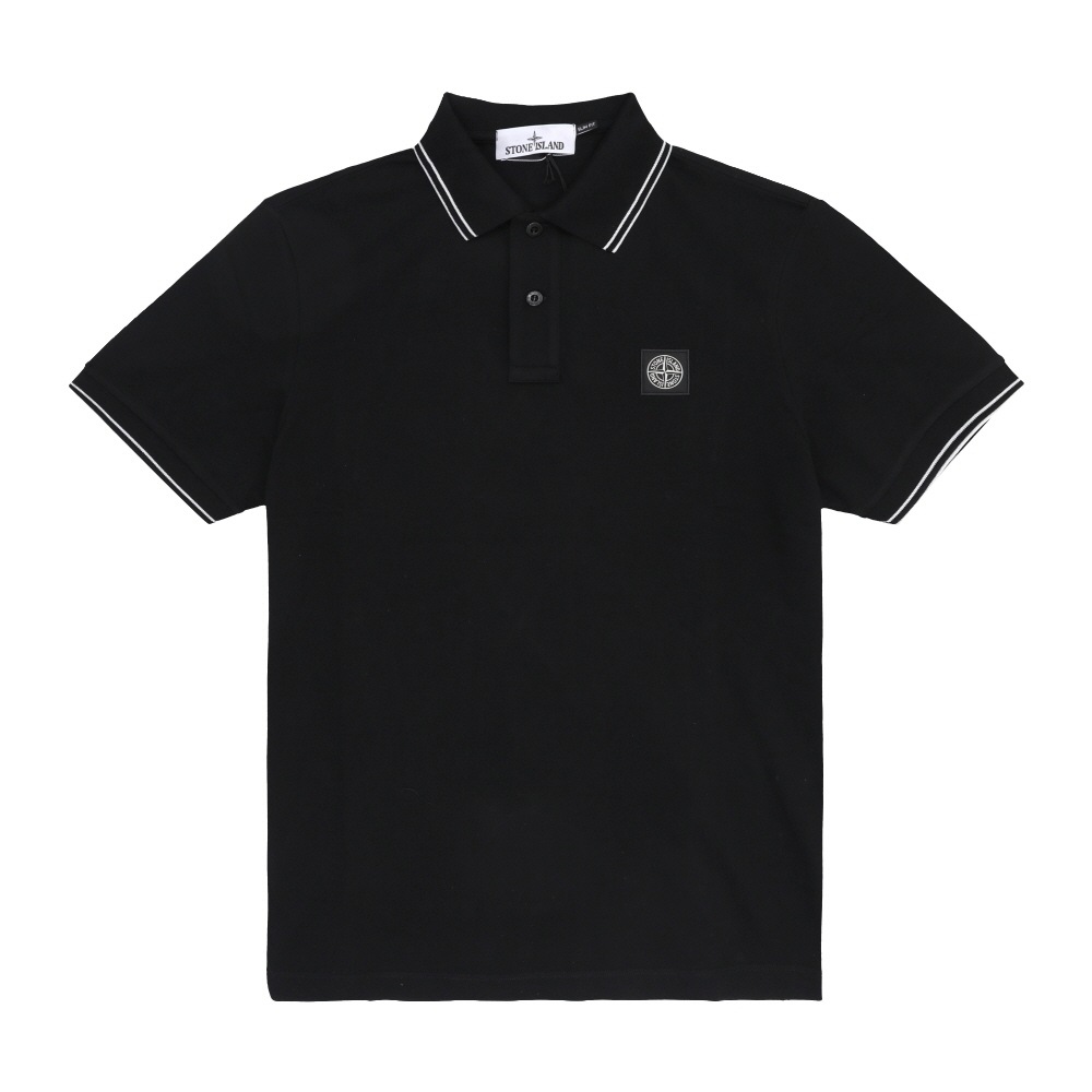 ストーンアイランド K1S1522002SC S0018 V0029 ミニワッフェンロゴパッチポロメンズ半袖Tシャツ