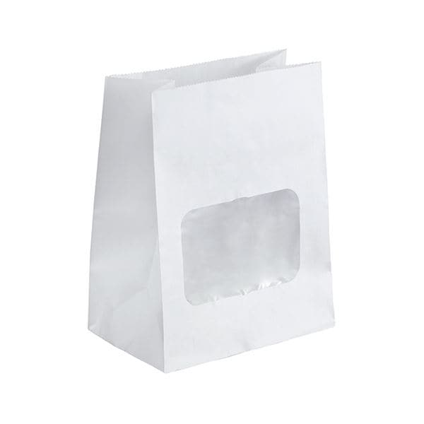 （まとめ）水野産業 ルックバッグ4S 白 1パック（100枚）[x10セット] 12,605円