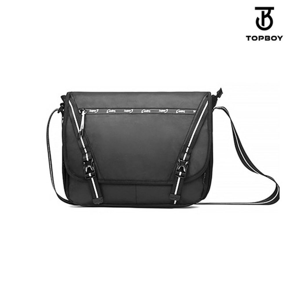 (TOPBOY) コンパクトツートーンラインクロスボディバッグ (BG310)
