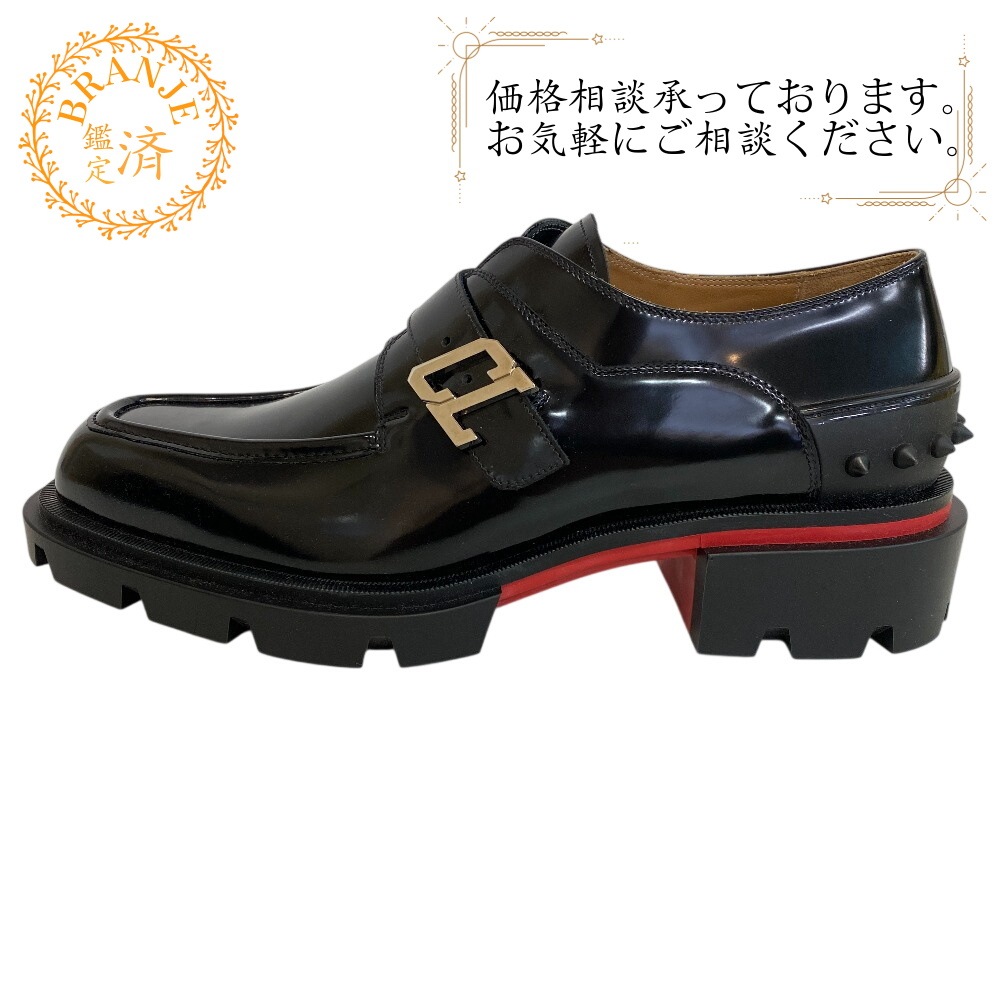 1220439BK0 Our Georges ジョルジュ レースアップシューズ Lシューズ 靴 スタッズ レザー ローファー ブラック