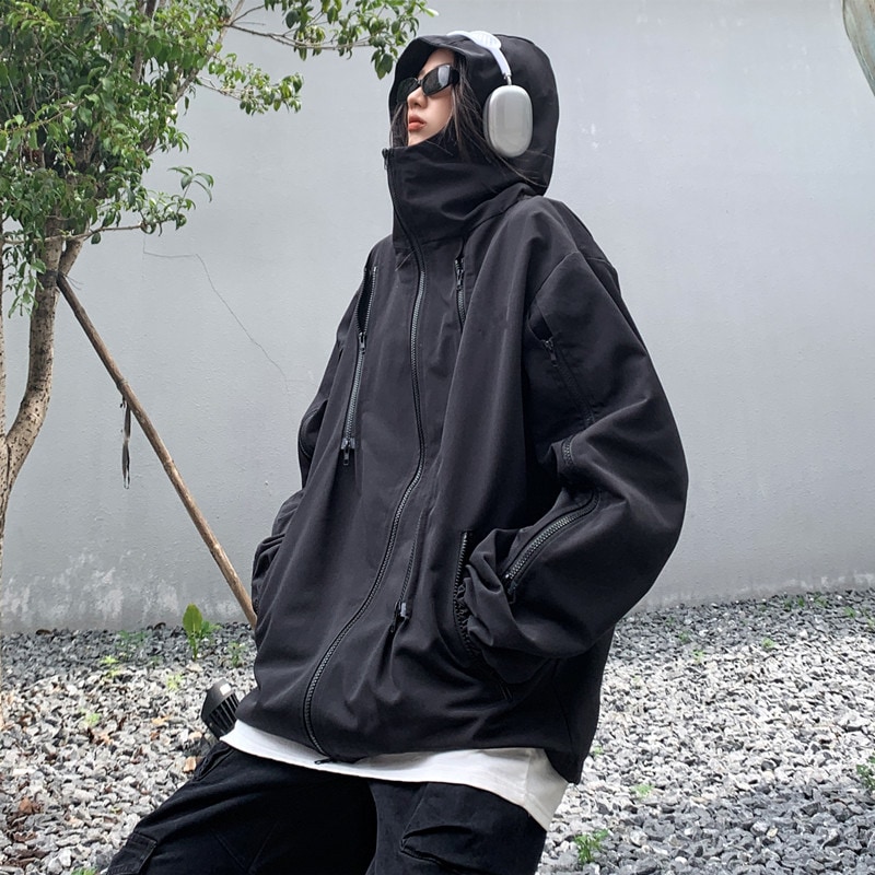マウンテンパーカー レディース アウター パーカー ジャケット メンズ 男女兼用 ブルゾン カジュアル 大きいサイズ 羽織り ゆったり 防風 無地