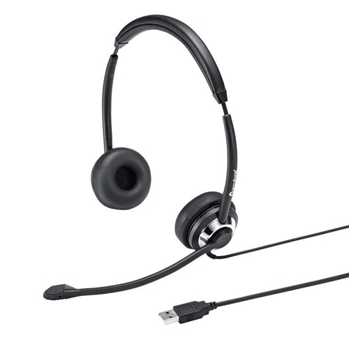 サンワサプライ USBヘッドセット MMHSU20BK