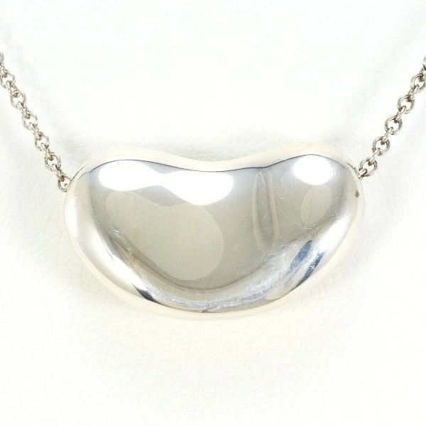 ティファニー ビーン シルバー ネックレス 総重量約8.5g 約41cm ジュエリー 中古