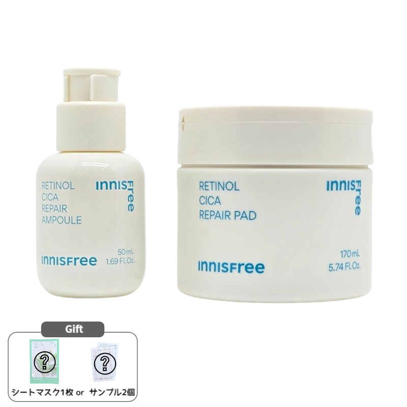 レチノールシカ跡ケアパッド 60枚+レチノール アンプル 50mL 企画セット 7,899円