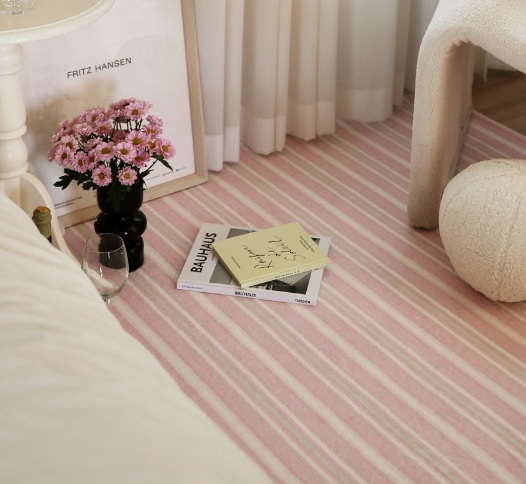 THE FRIGG セリ ピンク ストライプラグ (3 SIZE)