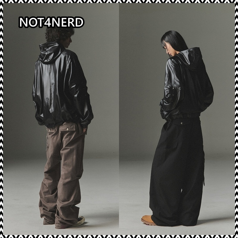 NOT4NERD Gloss Highneck Raglan Windbreaker