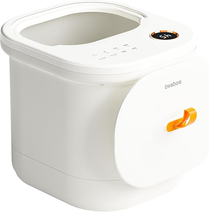 足湯 フットバス 足湯器 足浴 深型タイプ 高さ33cm 電動もみ玉 保温・温度調整機能 排水口つき タイマー機能 B-HO03011 (深型タイプ, B-HO03011)