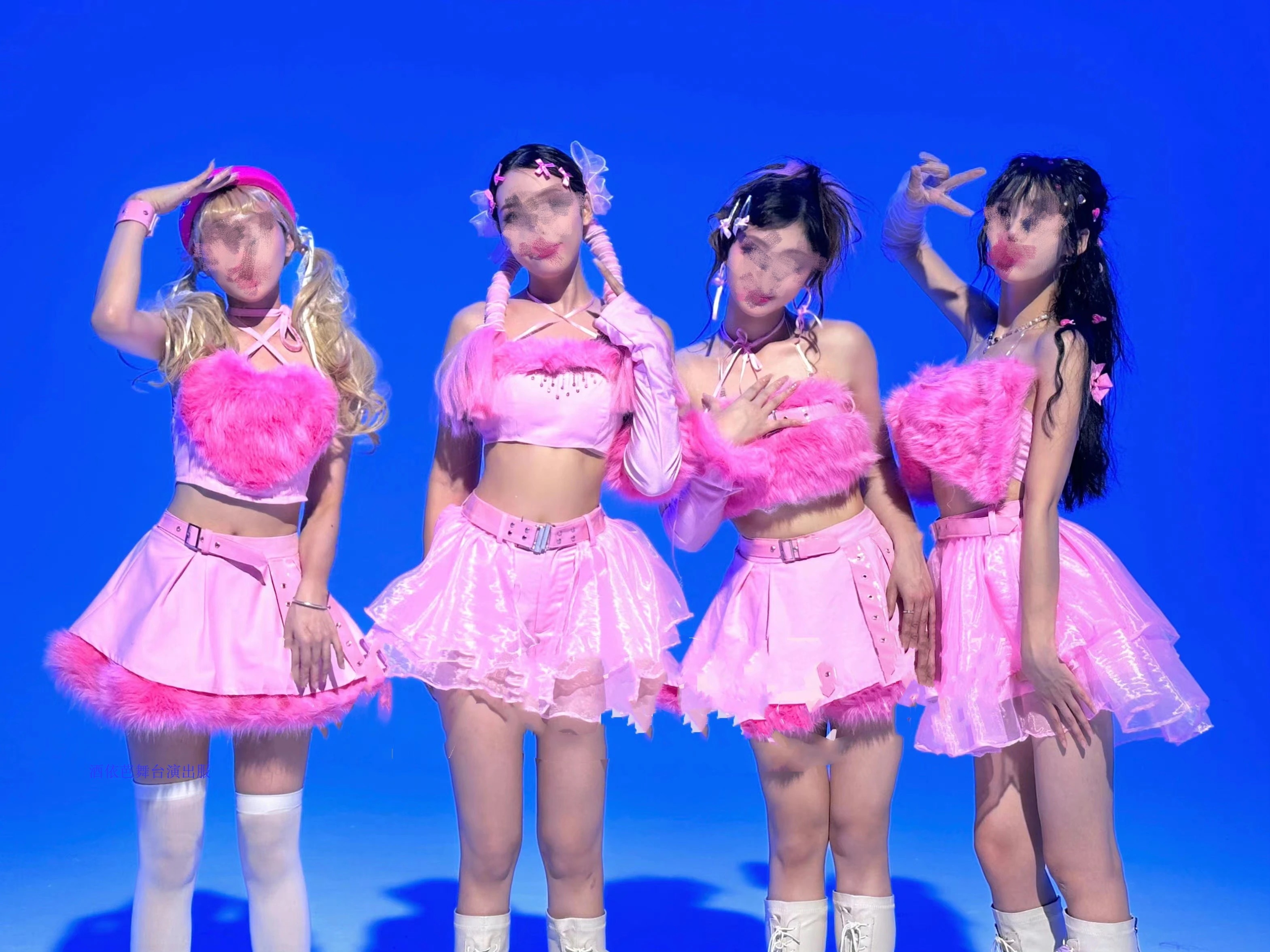 Kpopパフォーマンス服m7練習室とダンスグループステージセット歌唱公演ジャズユニフォームiv