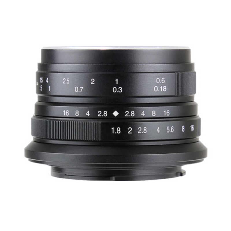 七工匠　カメラレンズ (ソニーE用/APS-C用) 　7artisans 25mm F1.8 25EB ブラック