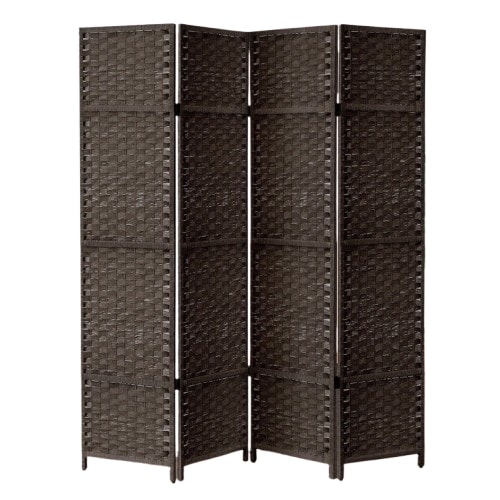 パーテーション 間仕切り 4連 幅160.5×奥行2×高さ148cm 軽量 衝立 折りたたみ 目隠し 区切り コンパクト収納 組立不要 おしゃれ在宅勤務/オフィス/飲食店/お風呂