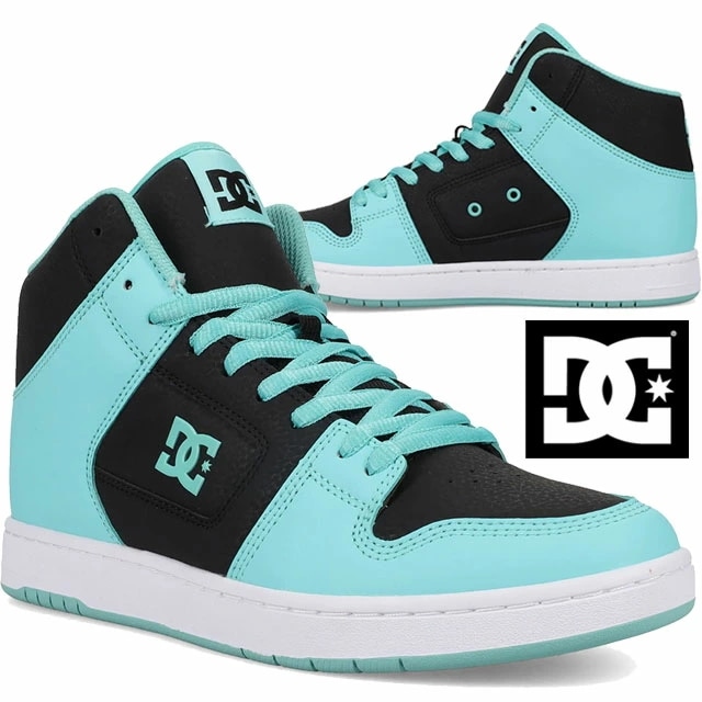 ディーシーシューズ メンズ 靴 マンテカ 4 HI ハイカット スニーカー レディース カジュアルシューズ ブラック/ターコイズ DM251003 DC SHOES