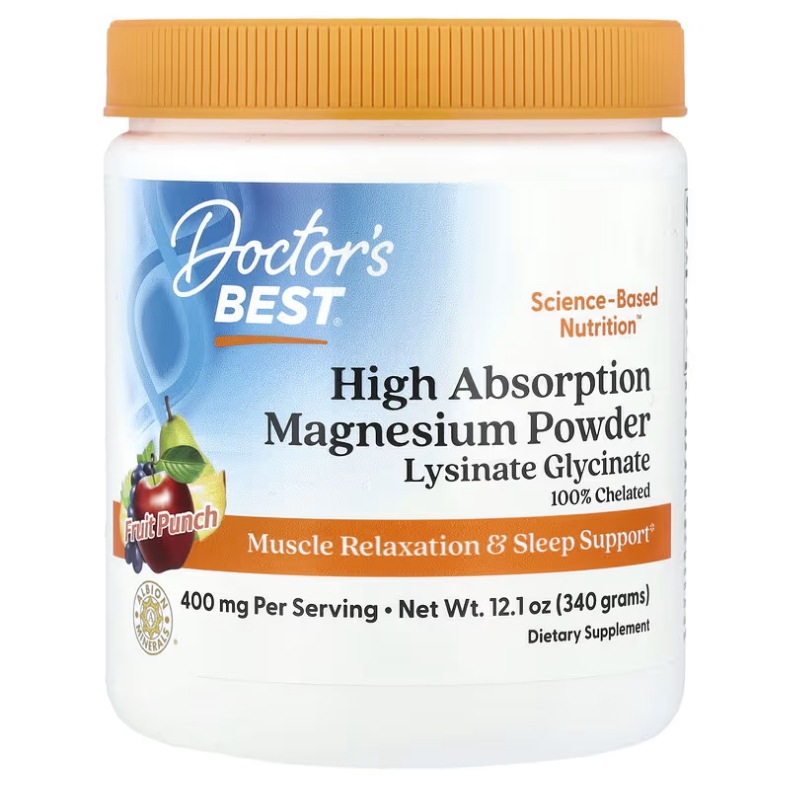 High Absorption Magnesium Powder フルーツパンチ 340g（12.1オンス）